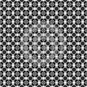 Seamless pattern of squares in grey scale