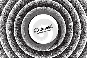 Vector Retro Dotwork Texture Background