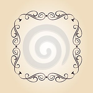 Vector retro frames .Vector illustration.Black white.