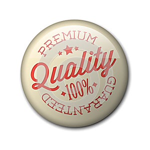 Vector retro premium quality badge