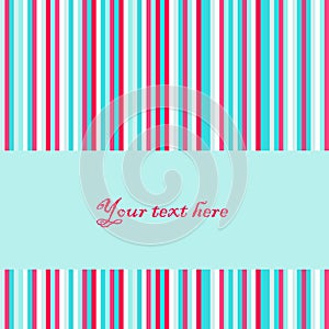 Vector retro striped background