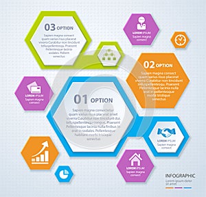 Vector rhombus template for infographic. Business concept. Eps 10.