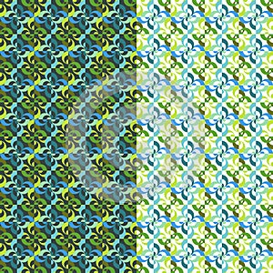 Vector rhythmic geometric elements background