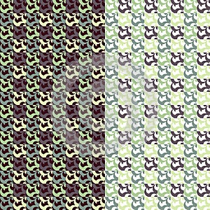 Vector rhythmic geometric elements background