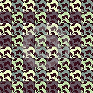 Vector rhythmic geometric elements background