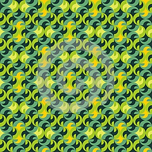 Vector rhythmic geometric elements background