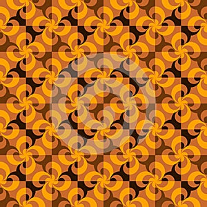 Vector rhythmic geometric elements background