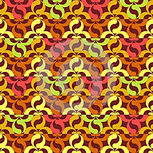 Vector rhythmic geometric elements background