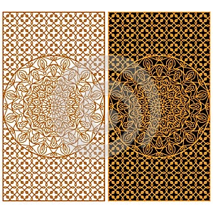 Vector rhythmic geometric elements backgrounds set