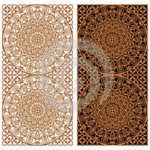 Vector rhythmic geometric elements backgrounds set