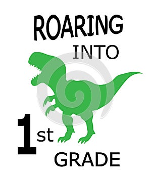 Vector roaring t-rex