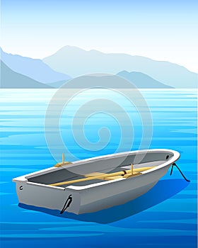 Vector Rowing Boat