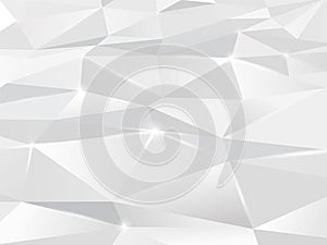 Vector Rumpled White Background