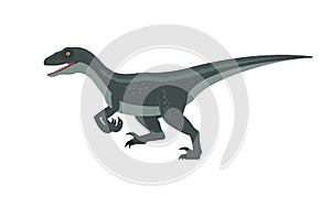 Vector running velociraptor