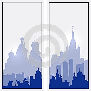 Vector Russia vertical banners