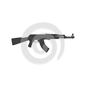 Vector russian assault rifle icon