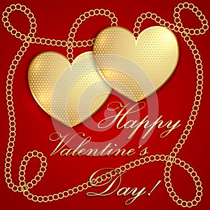 Vector Saint Valentine Greeting Card