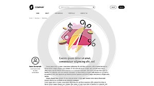 Vector sale in bold line style . Editable illustration