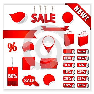 Vector Sale Tags