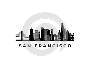 Vector San Francisco skyline.
