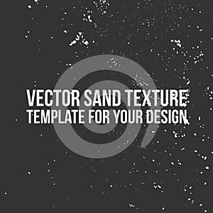 Vector Sand Texture Template