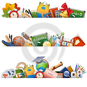 Vector School Borders