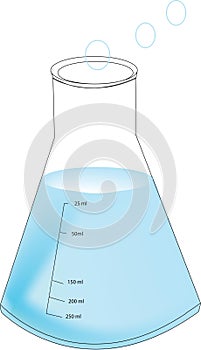 Vector Science Laboratory Bottle Ä°mage