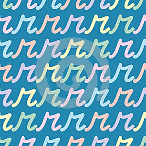 Vector Script Letter R Repeatable Pattern