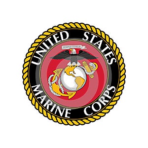 Vector seal of the United States Marine Corps. USMC