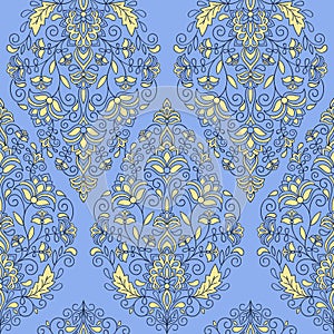 Vector Seameless Paisley Pattern