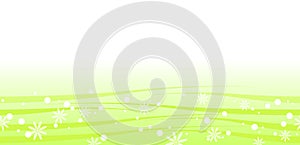 Vector Seamless Abstract Spring Background Illustration With Text Space.