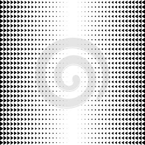 Vector seamless background. Abstract polygon black and white graphic triangle pattern