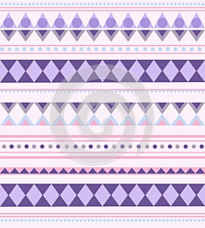 Vector seamless background aztec pattern