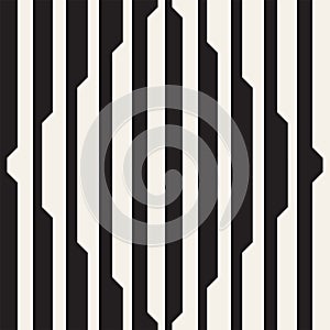 Vector seamless black and white halftone lines grid pattern. Abstract geometric background design.