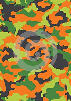 Vector seamless camo print