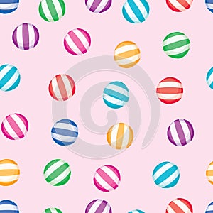 Vector seamless candy background pattern