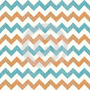 Vector Seamless chevron pattern on grunge