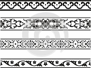 Vector seamless Chinese national ornament.