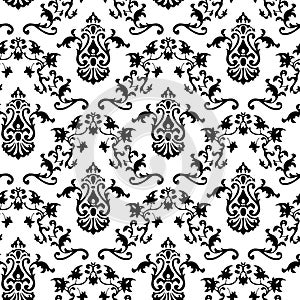 Vector. Seamless Classicism pattern photo
