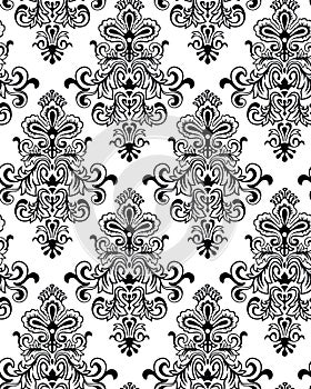 Vector. Seamless Classicism Wallpaper