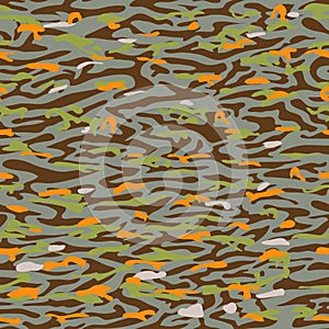 Vector seamless colored camouflage pattern design