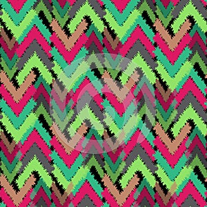 Vector seamless colorful ethnic pattern with arrows, Tribal ornament. Ethnic pattern. Seamless pattern. Adult coloring