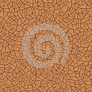 Vector seamless cracked texture