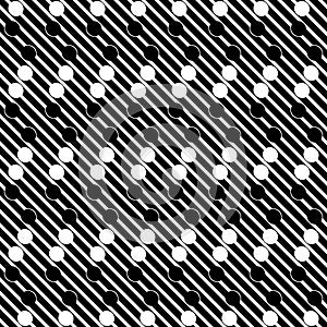 Vector seamless diagonal lines pattern black and white. abstract background wallpaper. vector illustration. Covers, line.