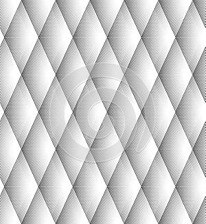 Vector - Seamless Diamond Pattern Black And White