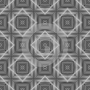 Vector seamless diamond pattern. black and white. abstract background wallpaper. vector illustration.