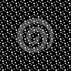 Vector seamless dots abstract pattern black and white. abstract background wallpaper. vector illustration.