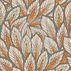 Vector seamless eastern pattern.