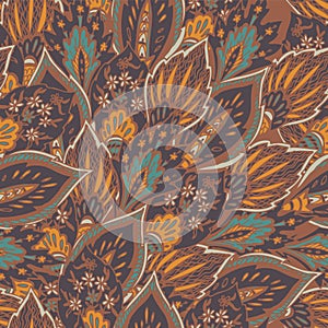 Vector seamless eastern pattern.