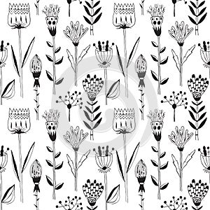 Vector Seamless Floral Pattern